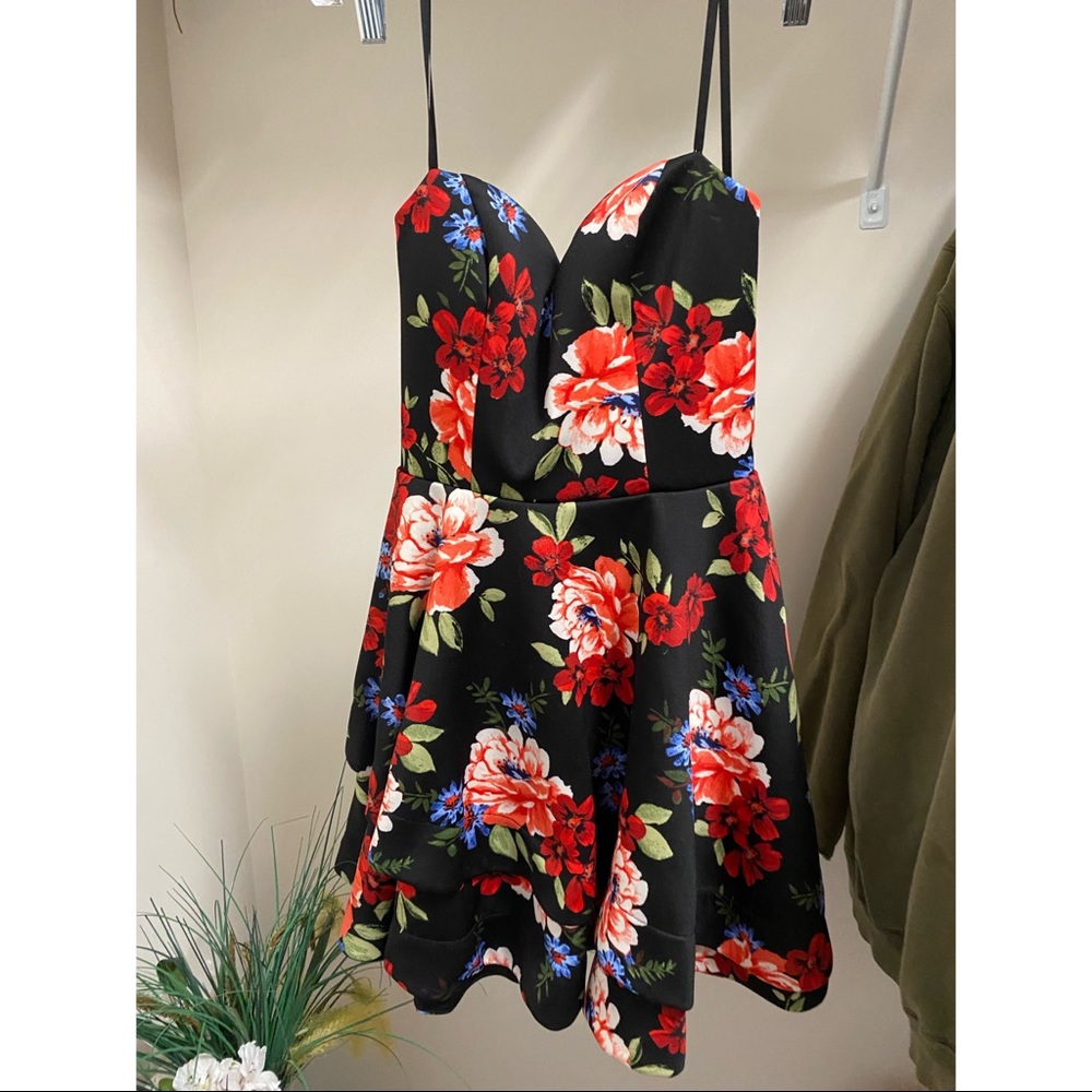 Floral formal dress